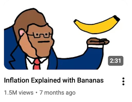 Inflation Explained with Bananas